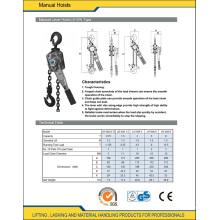 Lever Hoist Safety Device 0.75 Ton to 9 Ton